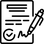 Contract document with a pen icon