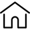 House outline icon